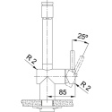 Franke Atlas Neo Pull-Out Spray Bateria Kuchenna Stal szlachetna 115.0521.441