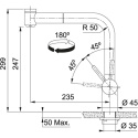 Franke Atlas Neo Pull-Out Spray Bateria Kuchenna Stal szlachetna 115.0521.441