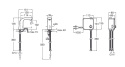 ROCA L20 - BATERIA UMYWALKOWA ELEKTRONICZNA Z MIESZACZEM, ZASILANIE 230V - A5A5509C00