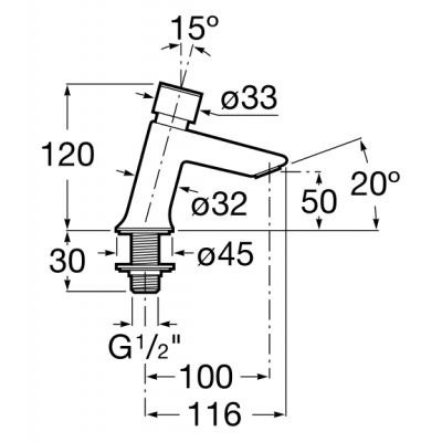Roca Instant bateria umywalkowa ciśnieniowa sztorcowa chrom A5A4277C00 Roca Instant bateria umywalkowa ciśnieniowa sztorcowa chrom A5A4277C00