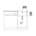 BLANCO ANDANO 400-U zlewozmywak stalowy bez korka 522959