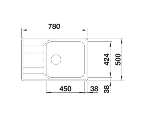 BLANCO LEMIS XL 6 S-IF Compact Stal szczotkowana, odwracalny 525111 BLANCO LEMIS XL 6 S-IF Compact Stal szczotkowana, odwracalny 525111