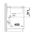 BLANCO SUBLINE 500-U zlew ceramiczny 523734