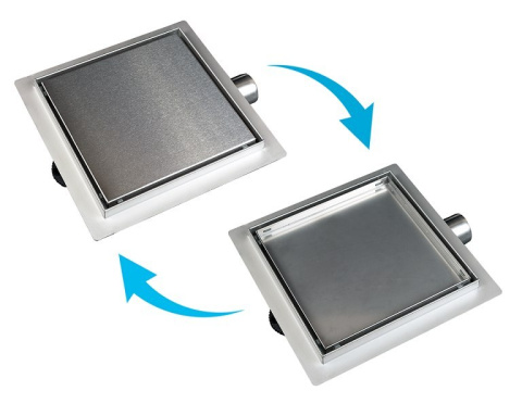 Balneo SQ-Drain - kwadratowy odpływ liniowy 15x15 cm Balneo SQ-Drain - kwadratowy odpływ liniowy 15x15 cm