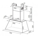 FABER Studio Okap Ścienny CHLOE EV8+ DG MATT 110.0458.989