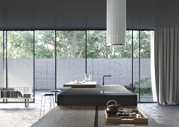 FABER STUDIO Okap Wyspowy CORINTHIA WH MATT 37 BIAŁY MAT 110.0456.219