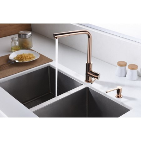 Art Platino Bergen Bateria Zlewozmywakowa różowe złoto 5901730615227 Art Platino Bergen Bateria Zlewozmywakowa różowe złoto 5901730615227