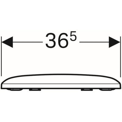 Geberit iCon Square deska sedesowa wolnoopadająca biała 571910000 Geberit iCon Square deska sedesowa wolnoopadająca biała 571910000