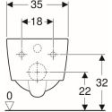 Geberit iCon miska WC wisząca lejowa Rimfree biała 201950000