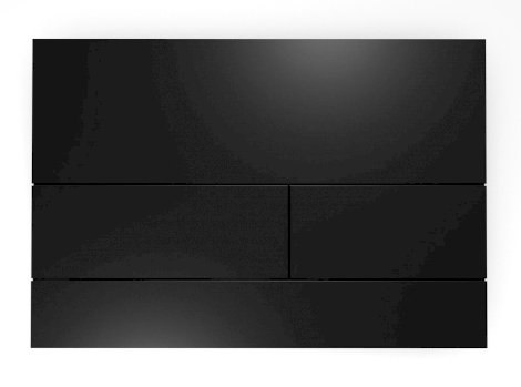 TECE Square II - przycisk do WC czarny matowy 9240833