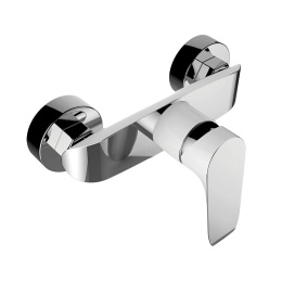 LAVEO Bateria natryskowa Alea biała/chrom BLE 640D