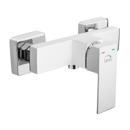 LAVEO Bateria natryskowa Kvadrato chrom BLQ 040D