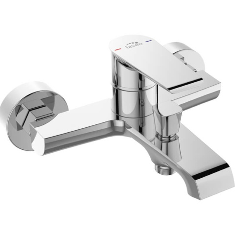 LAVEO Bateria wannowa Largo chrom BAH 010D