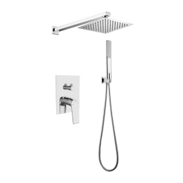 LAVEO Bateria natryskowa podtynkowa z zestawem Plato chrom BLY 001P