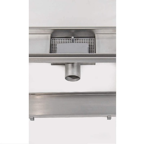 LAVEO Odpływ liniowy z rusztem do wklejenia płytki PLADO 700 mm COV 270D