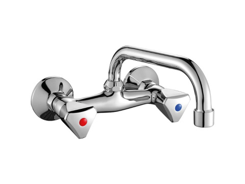 KUCHINOX Bateria umywalkowa ścienna Norm chrom BQN 050D KUCHINOX Bateria umywalkowa ścienna Norm chrom BQN 050D