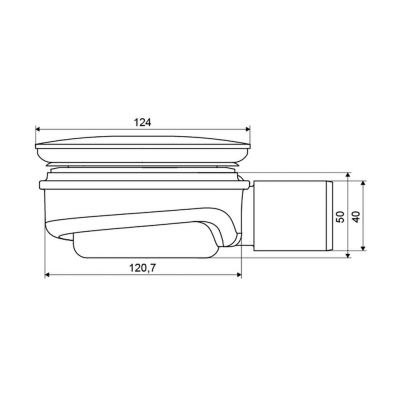 Excellent syfon do brodzika INEX.1416.90 Excellent syfon do brodzika INEX.1416.90
