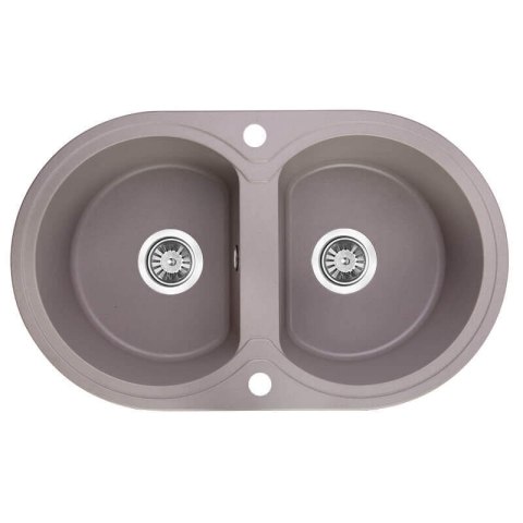 Laveo Dafne – Zlewozmywak 2-komorowy bez ociekacza SBD 520T Laveo Dafne – Zlewozmywak 2-komorowy bez ociekacza SBD 520T