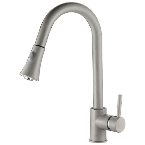 Laveo Daru – bateria zlewozmywakowa stojąca z wyciąganą wylewką BLD 969D