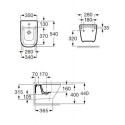 Roca Gap Bidet Wiszący Ukryte Mocowania A357476000