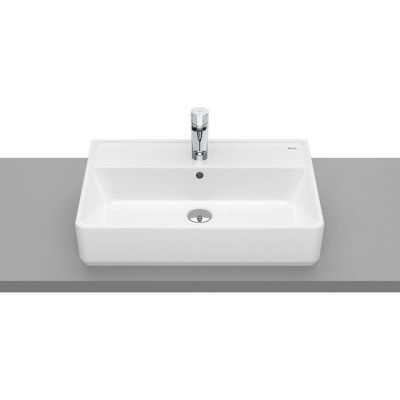 Roca Gap umywalka 60x42 cm nablatowa prostokątna biała A3270MN000 Roca Gap umywalka 60x42 cm nablatowa prostokątna biała A3270MN000
