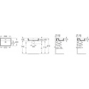 Roca Gap umywalka 60x42 cm nablatowa prostokątna biała A3270MN000