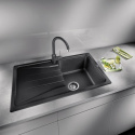 BLANCO SONA 45 S zlew nablatowy z manualnym korkiem Antracyt 519662