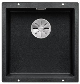 BLANCO SUBLINE 400-U Zlew Podblatowy z Korkiem Manualnym Kolor Antracyt 523422