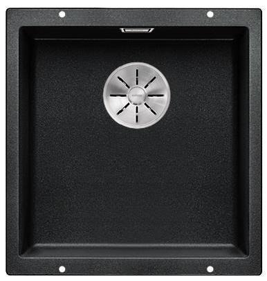 BLANCO SUBLINE 400-U Zlew Podblatowy z Korkiem Manualnym Kolor Antracyt 523422
