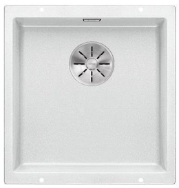 BLANCO SUBLINE 400-U Zlew Podblatowy z Korkiem Manualnym Kolor Biały 523426