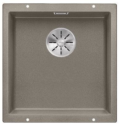 BLANCO SUBLINE 400-U Zlew Podblatowy z Korkiem Manualnym Kolor Tartufo 523429