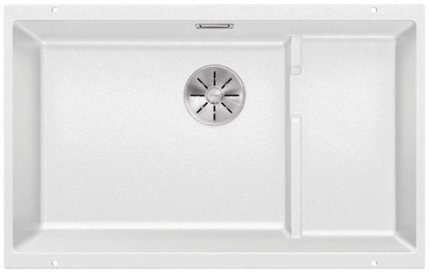 BLANCO SUBLINE 700-U Level zlew podblatowy z korkiem manualnym Biały 523542