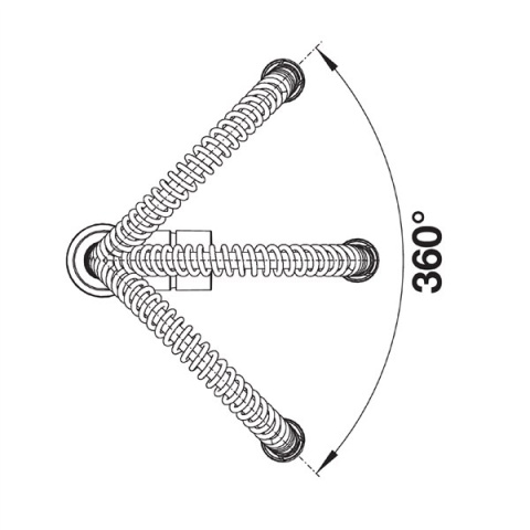 Blanco Catris-S Flexo bateria kuchenna czarny mat 525793