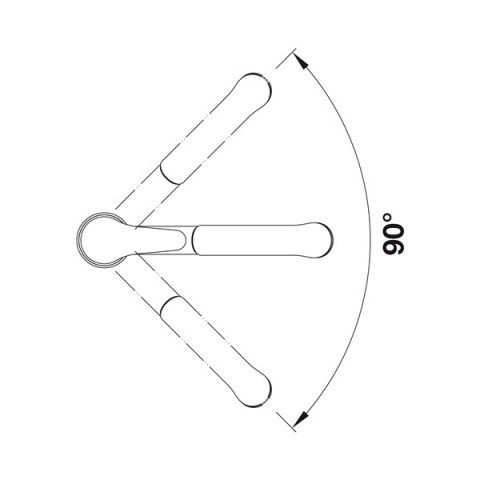 Blanco Daras-S bateria kuchenna Kawowy 517740
