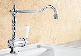 Blanco Tradon bateria kuchenna retro chrom 515990