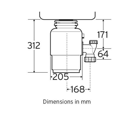 INSINKERATOR Evolution 100 młynek do odpadów 513447 INSINKERATOR Evolution 100 młynek do odpadów 513447