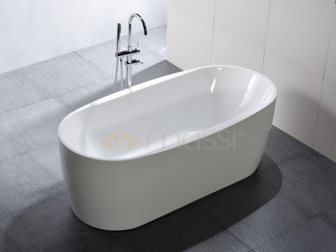 MASSI ELEGANT MINI WANNA WOLNOSTOJĄCA Z PRZELEWEM 150X75 CM MSWA-822150P MASSI ELEGANT MINI WANNA WOLNOSTOJĄCA Z PRZELEWEM 150X75 CM MSWA-822150P