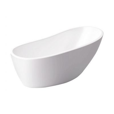 Massi Bellis wanna wolnostojąca 150x75 cm owalna z przelewem biała MSWA-6522150P Massi Bellis wanna wolnostojąca 150x75 cm owalna z przelewem biała MSWA-6522150P