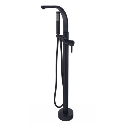 Besco Decco II bateria wannowo-prysznicowa wolnostojąca czarny mat BW-DII-CZ Besco Decco II bateria wannowo-prysznicowa wolnostojąca czarny mat BW-DII-CZ