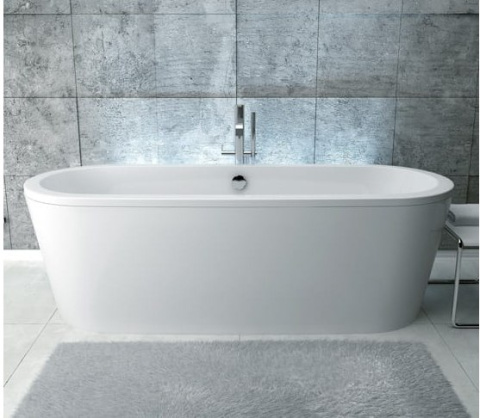 Besco VICTORIA wanna wolnostojąca owalna POD ZABUDOWĘ 160x75 cm WKV-160-WZ Besco VICTORIA wanna wolnostojąca owalna POD ZABUDOWĘ 160x75 cm WKV-160-WZ