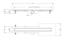 Besco Virgo Basic Odłpyw Liniowy 80cm OL-80-VB