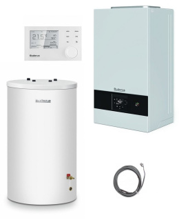 Buderus Logamax plus GB122i-20H + zasobnik LogaLux S100/5 + sterownik RC 310 (biały) + czujnik c.w.u. 8734150715