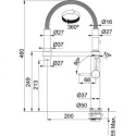 Z kodem LATO -7% !!! FRANKE Studio PESCARA 360 Bateria Kuchenna chrom 115.0393.976