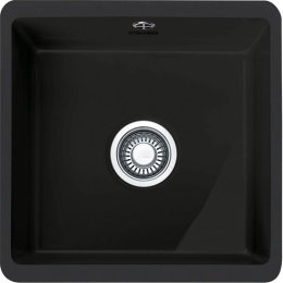Z kodem LATO -7% !!! Franke Studio Kubus Zlew Ceramiczny KBK 110-40 Fraceram Czarny Mat 126.0442.608