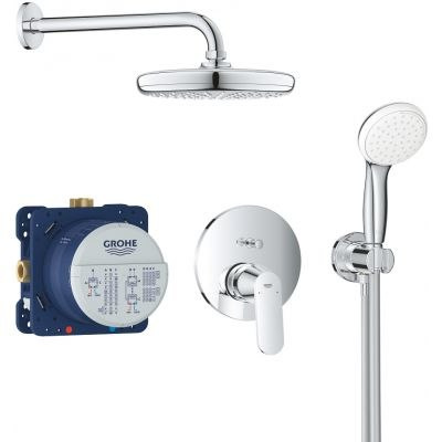 Grohe Eurosmart Cosmopolitan zestaw prysznicowy z deszczownicą chrom 25219001