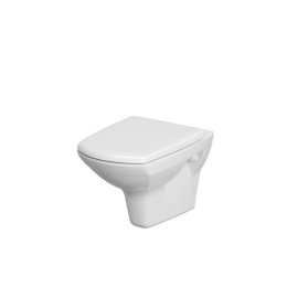 CERSANIT CARINA - MISKA WISZĄCA WC CLEAN ON + DESKA WOLNOOPADAJĄCA - K701-033