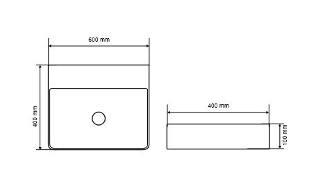 EXCELLENT RIMA 2.0 60cm UMYWALKA NABLATOWA CEEX.4902.600.WH