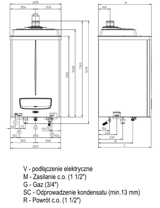 IMMERGAS VICTRIX PRO 68 2 ERP Kocioł gazowy kondensacyjny, 1-funkcyjny 3.029368 IMMERGAS VICTRIX PRO 68 2 ERP Kocioł gazowy kondensacyjny, 1-funkcyjny 3.029368