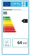 IMMERGAS VICTRIX PRO 68 2 ERP Kocioł gazowy kondensacyjny, 1-funkcyjny 3.029368