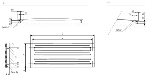Terma AERO HG 370x900 Grzejnik dekoracyjny WGARG037090 Terma AERO HG 370x900 Grzejnik dekoracyjny WGARG037090
